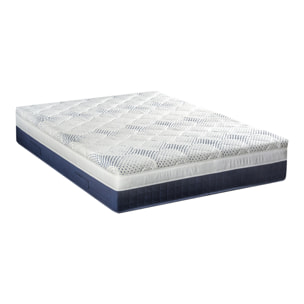Ensemble Matelas Memoire de forme Castellane avec sommier en bois