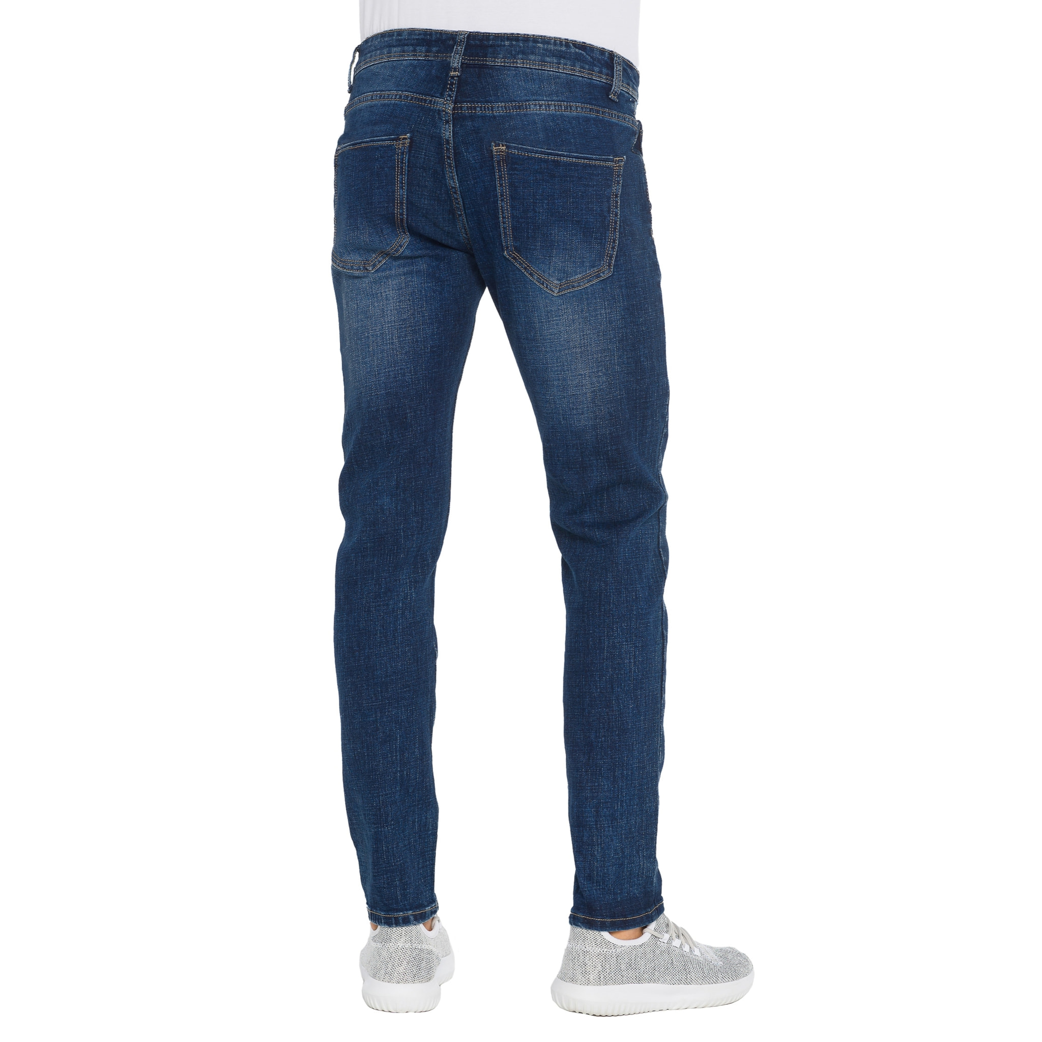 Pantalone Hot Buttered Akutan denim 5 tasche Blu