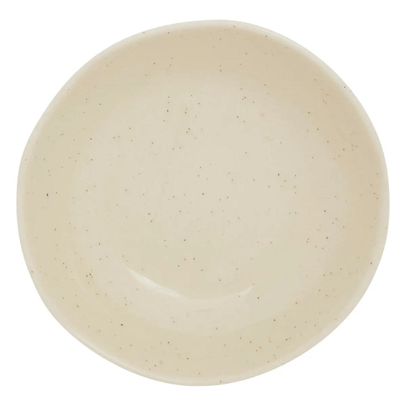 Assiette creuse Wonja crème L18,8xp18,5xH5,4cm