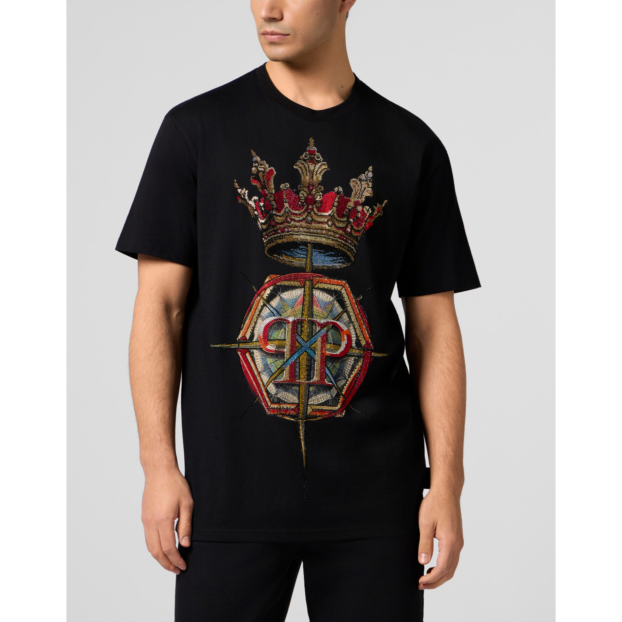 PHILIPP PLEIN Camiseta Cuello Redondo Ss