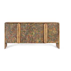 Aparador de Madera de Mango Estilo Boho Étnico