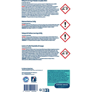 KIT DR BECKMANN pour lave-linge + lessive - nettoyant, détartrant, caps fraîcheur & lessive en feuilles