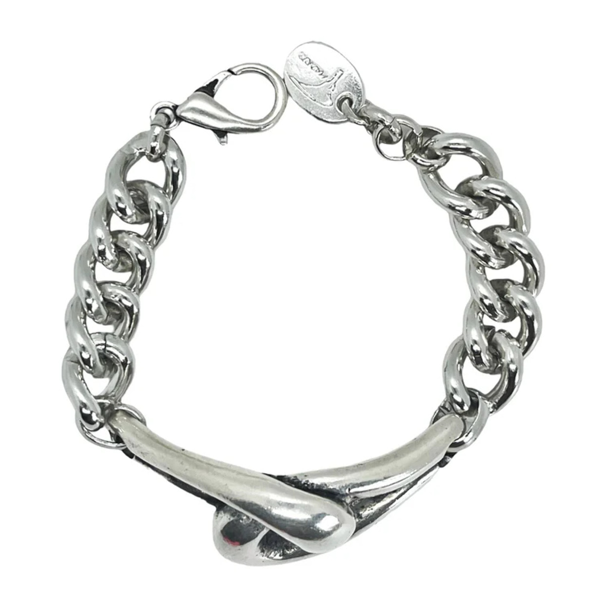 Pulsera "Dipaut" en plata chapado cadena ligera