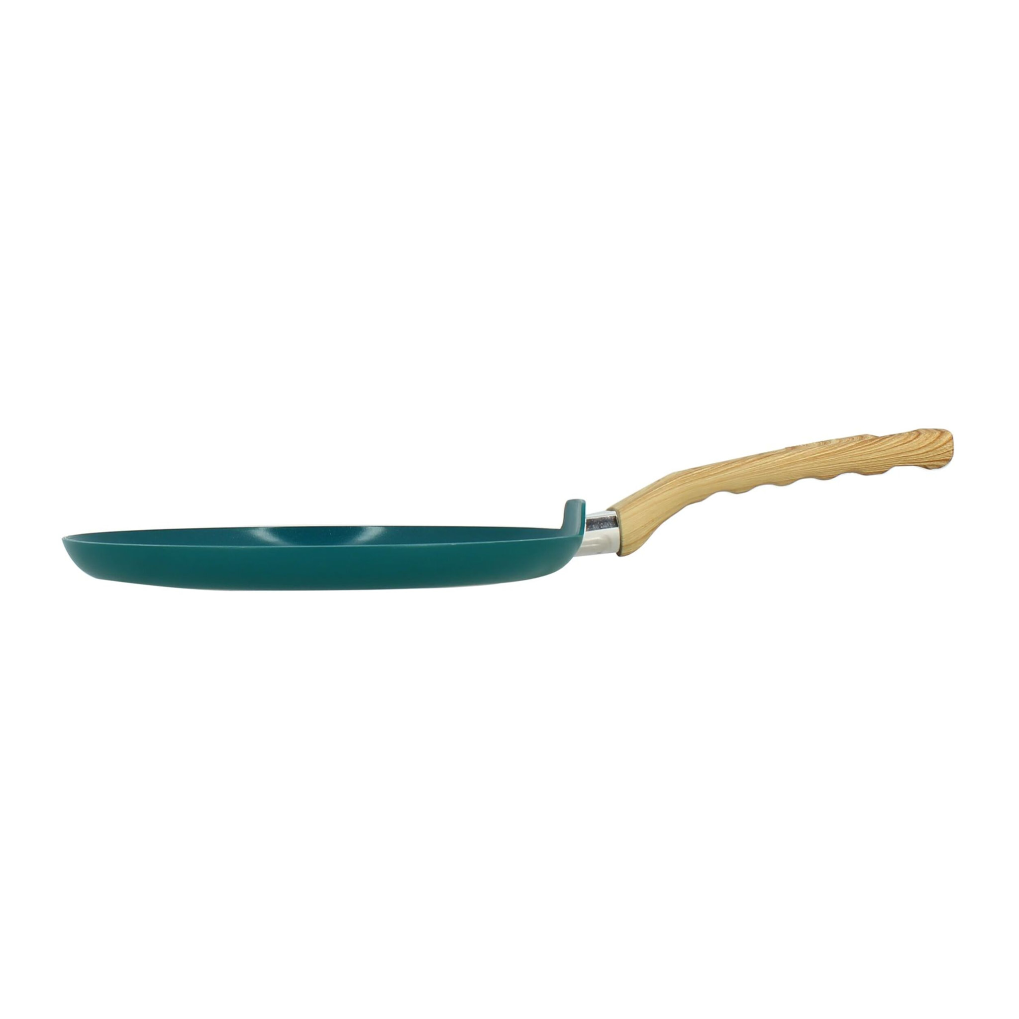 Crêpière 26cm avec revêtement céramique bleu canard - tous feux COLORAMA