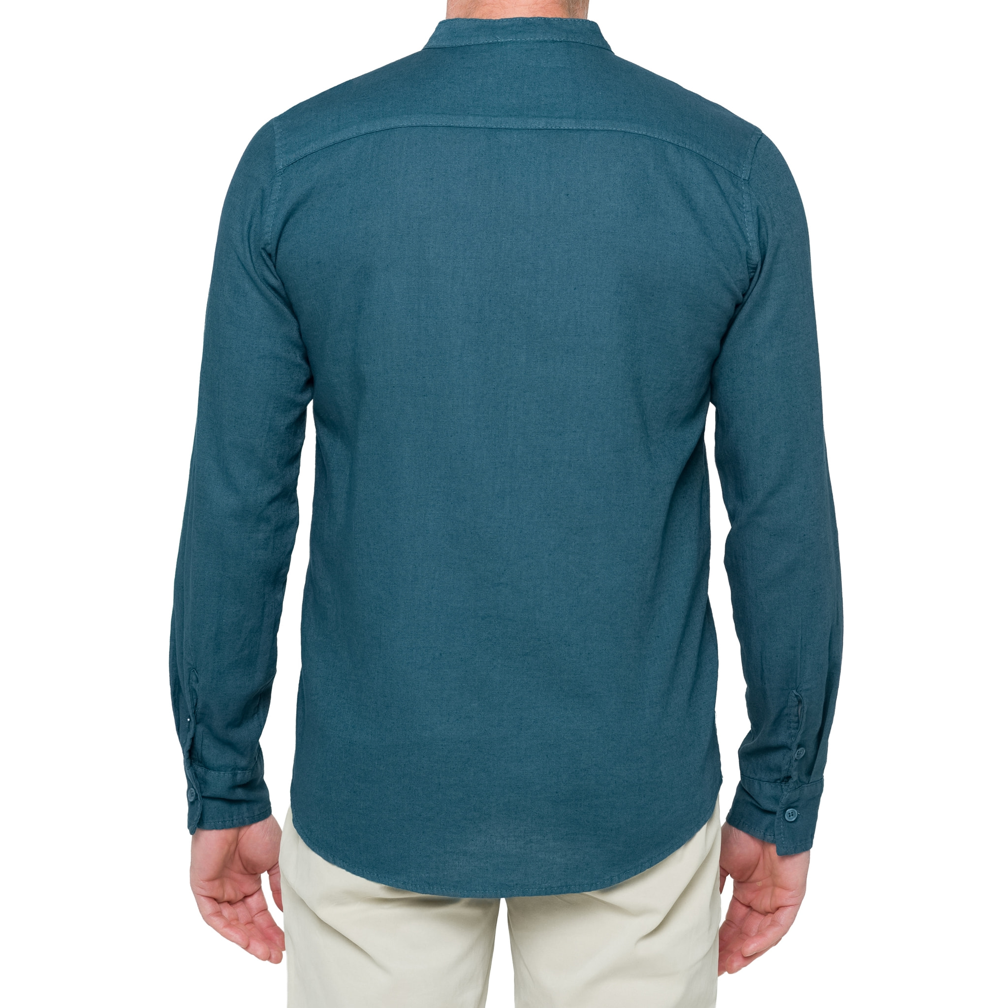 Camisa de lino Hot Buttered Tongareva Azul