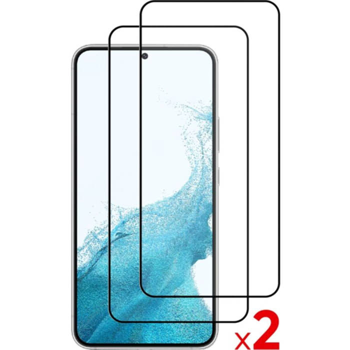 Pack ESSENTIELB Samsung S23 Coque souple+verre trempe X2