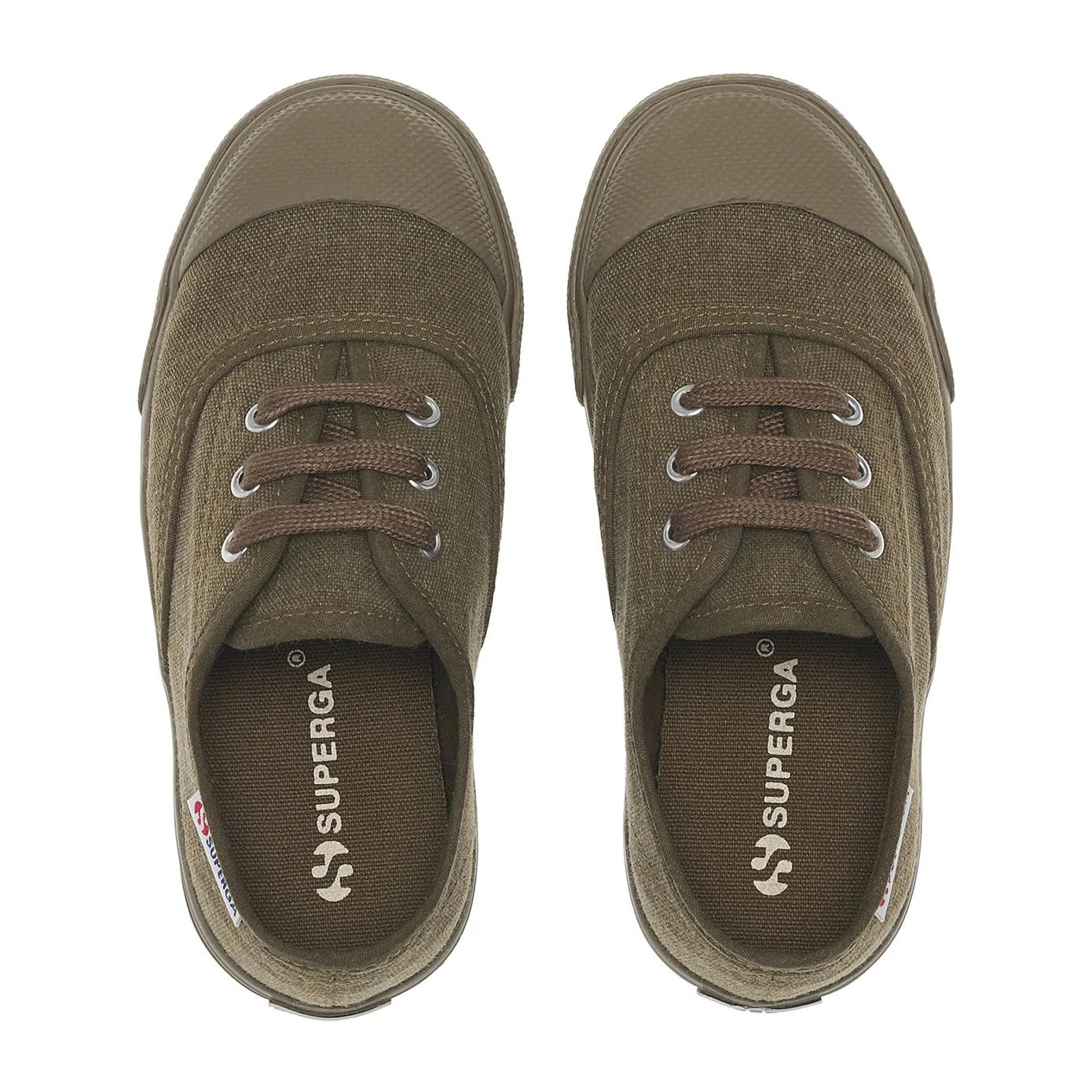 Superga - Sneakers Bambino/a Verde - 2118 KIDS COTTON STONE WASH