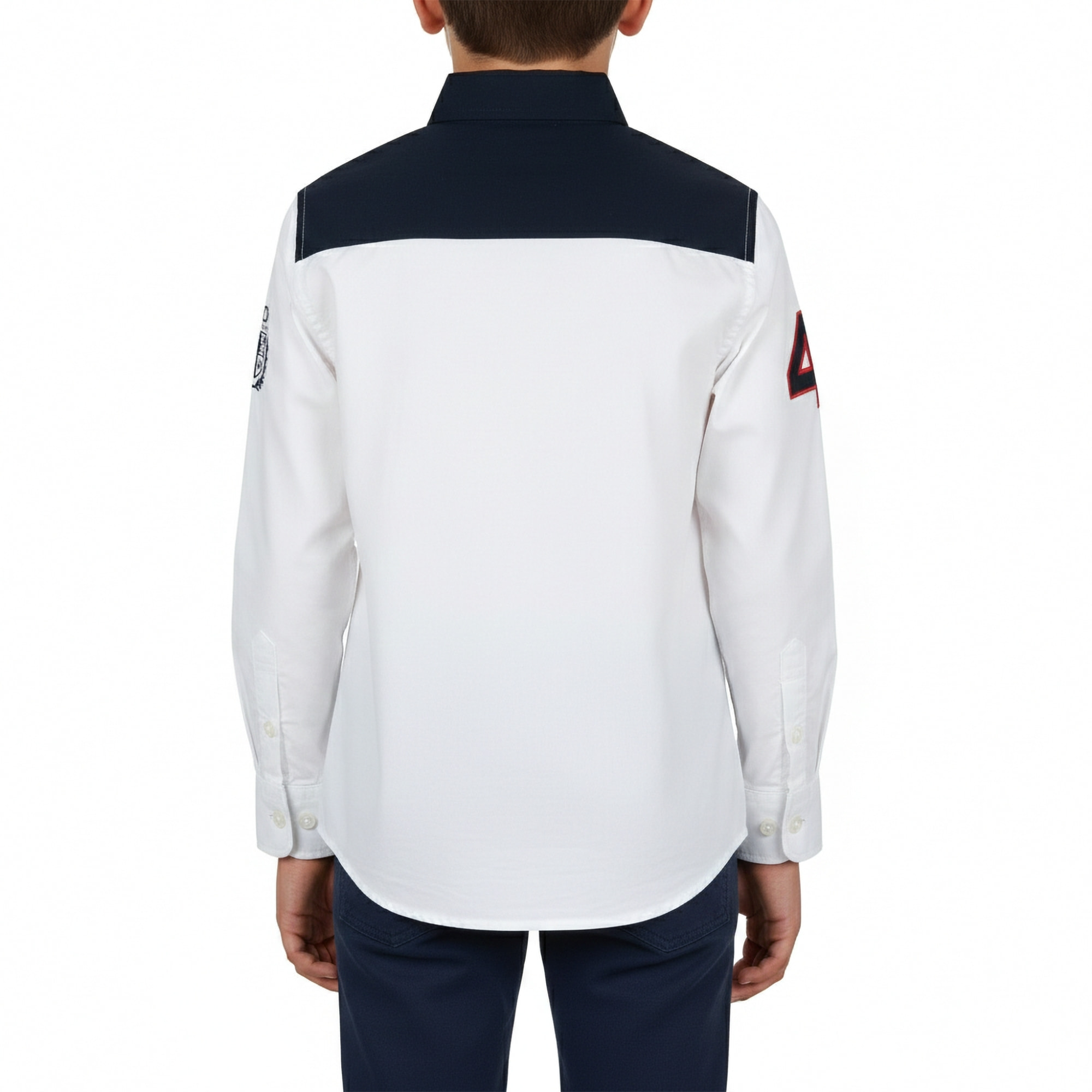 Camicia popeline button down ricami special