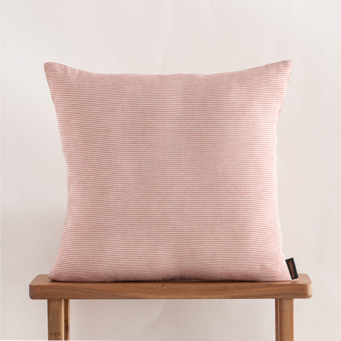 Housse de coussin jacquard 50x50 cm Jávea pequeña Burdeox