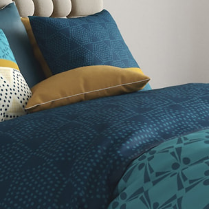 Parure Housse De Couette 3pcs 100% coton 57fils Oda