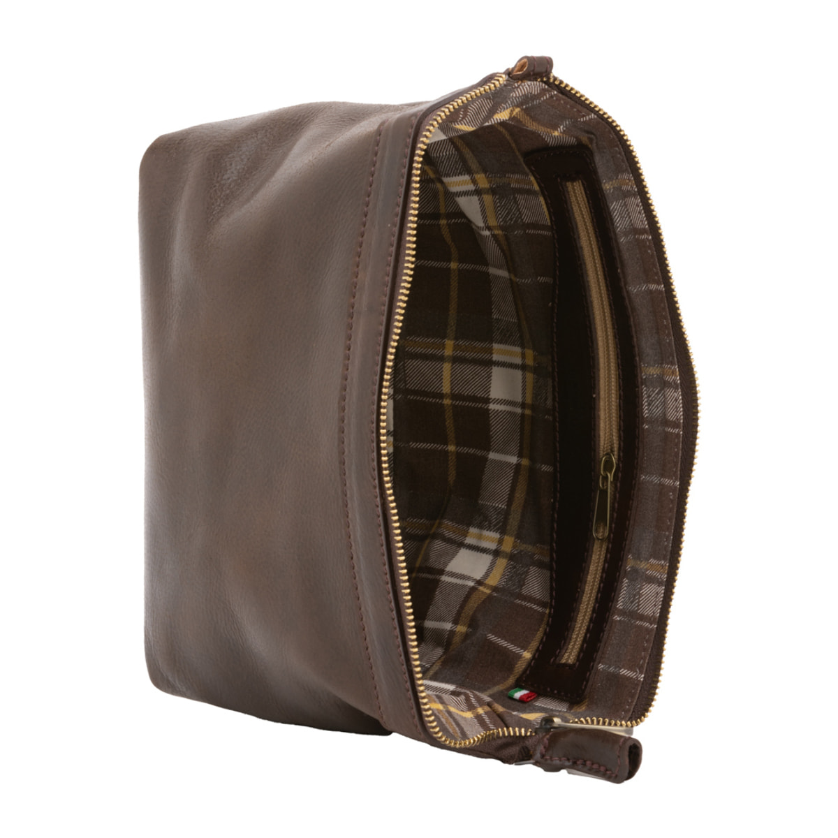 Pochette  unisex In Vera pelle Made in Italy 18x23x12 cm