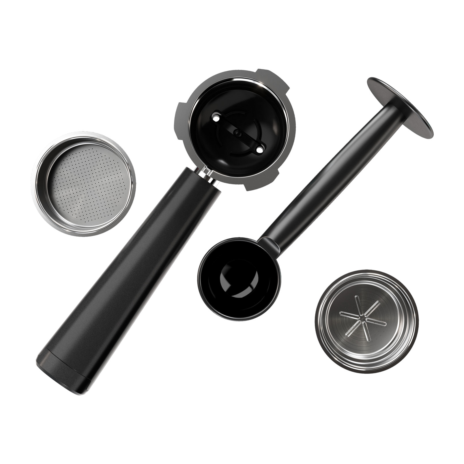 AEG Maquina de café espresso de 1 litro capacidad y 15 bares de presión EC6-1-6BST
