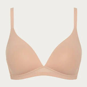 Reggiseno senza ferretto con imbottitura Beige