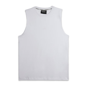 T-shirt smanicata girocollo