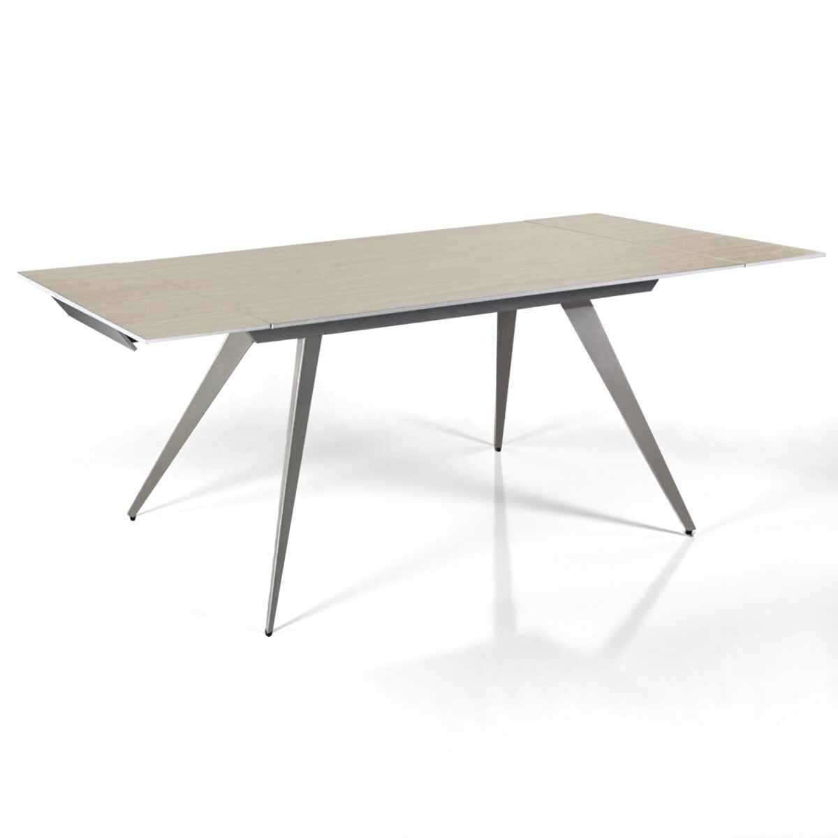 Tomasucci Table extensible MICCIU TRAVERTINO MARBLE - PLATUNUM