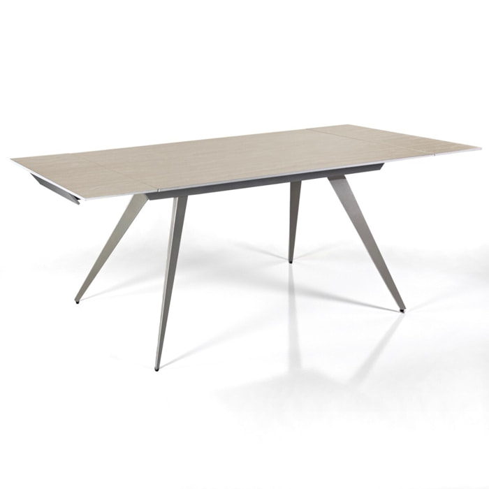 Tomasucci Table extensible MICCIU TRAVERTINO MARBLE - PLATUNUM