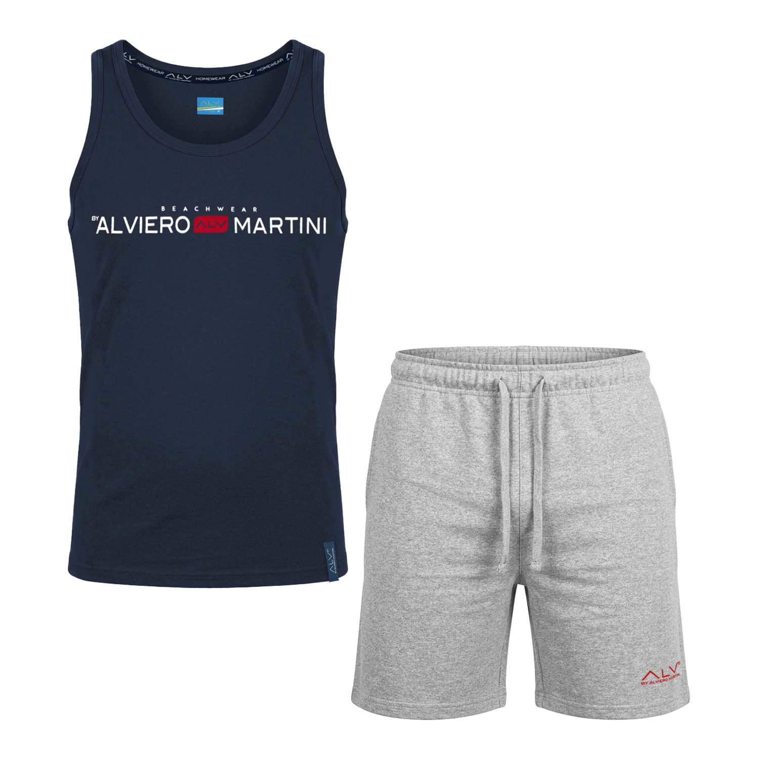 Completo Uomo ALVIERO MARTINI Manica Corta Cotone