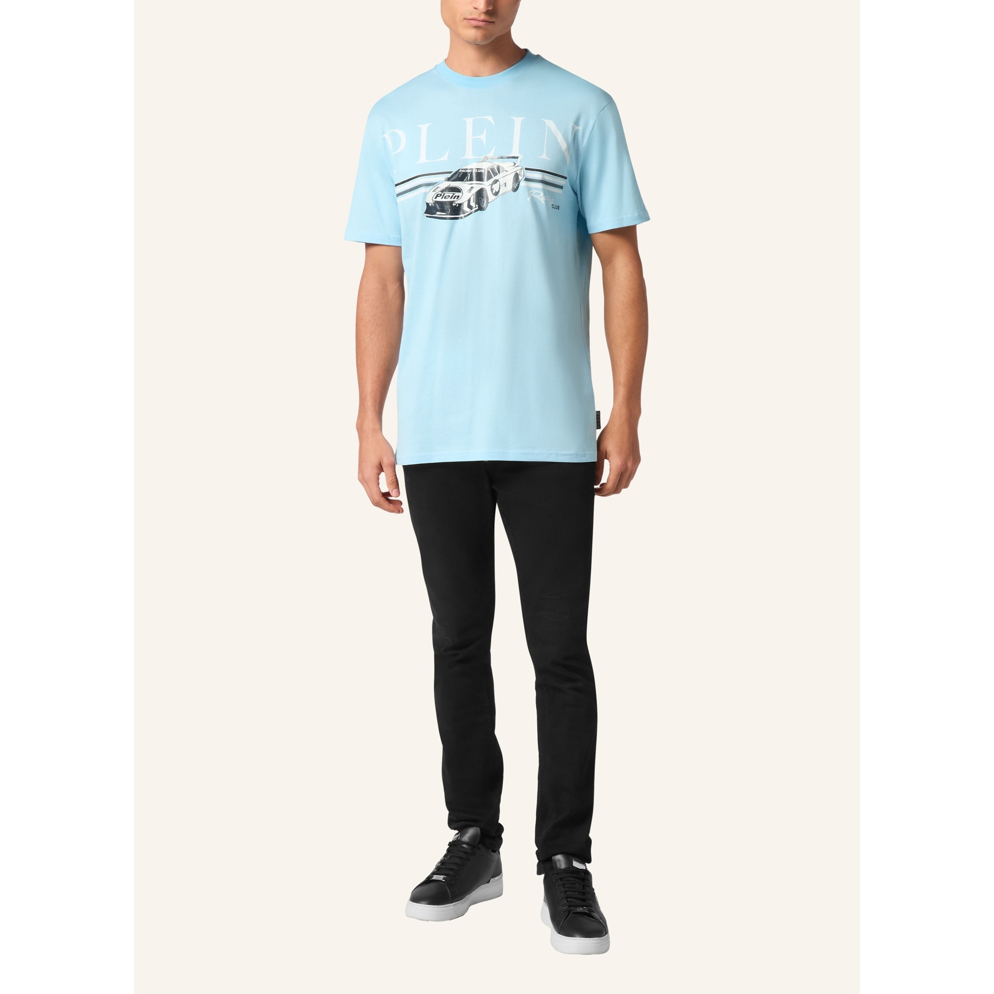 PHILIPP PLEIN T-Shirt Round Neck RACING