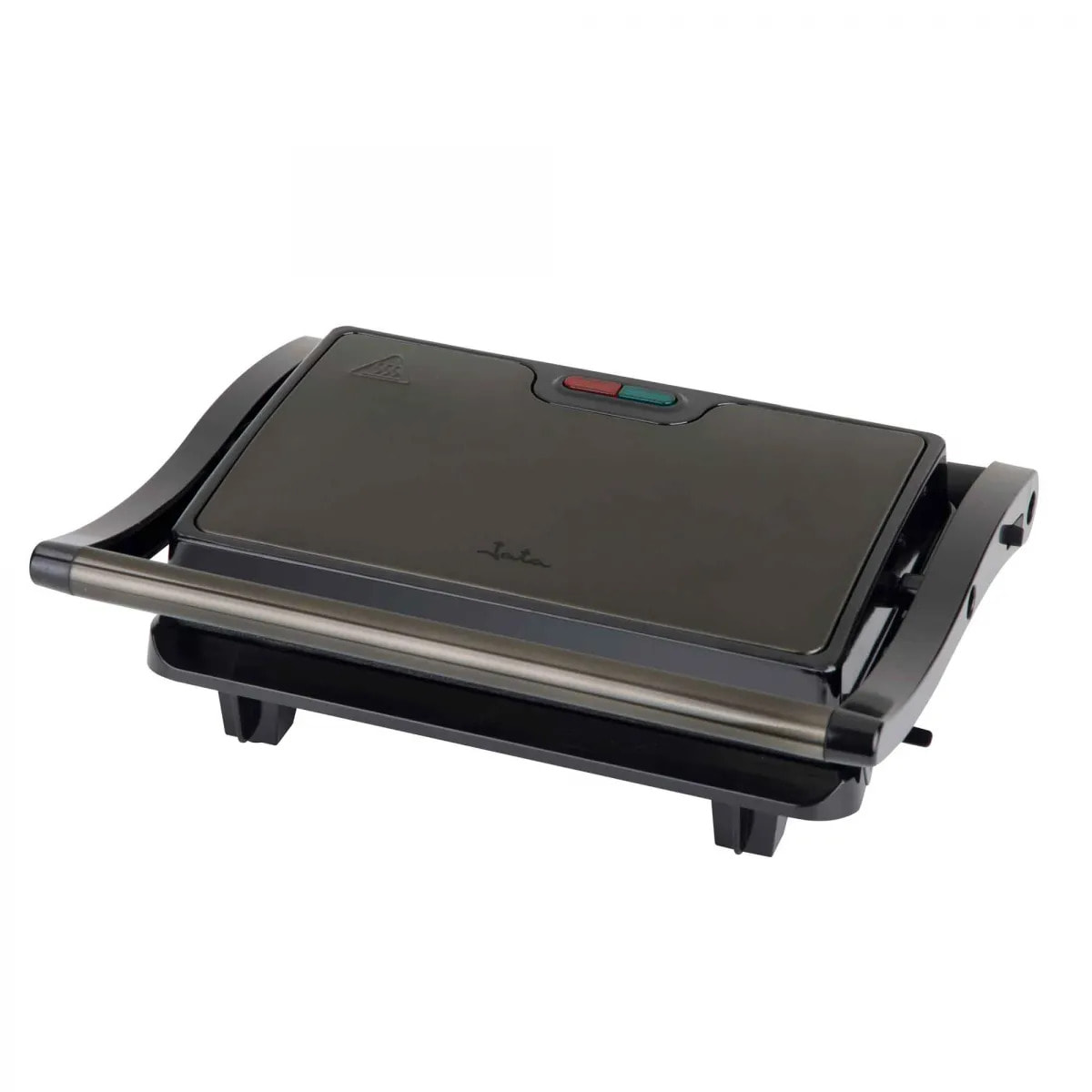 Parrilla eléctrica grill JATA JEGR1106 con placas lisas (22,5 x 14,6 cm) antiadherentes. 750 W