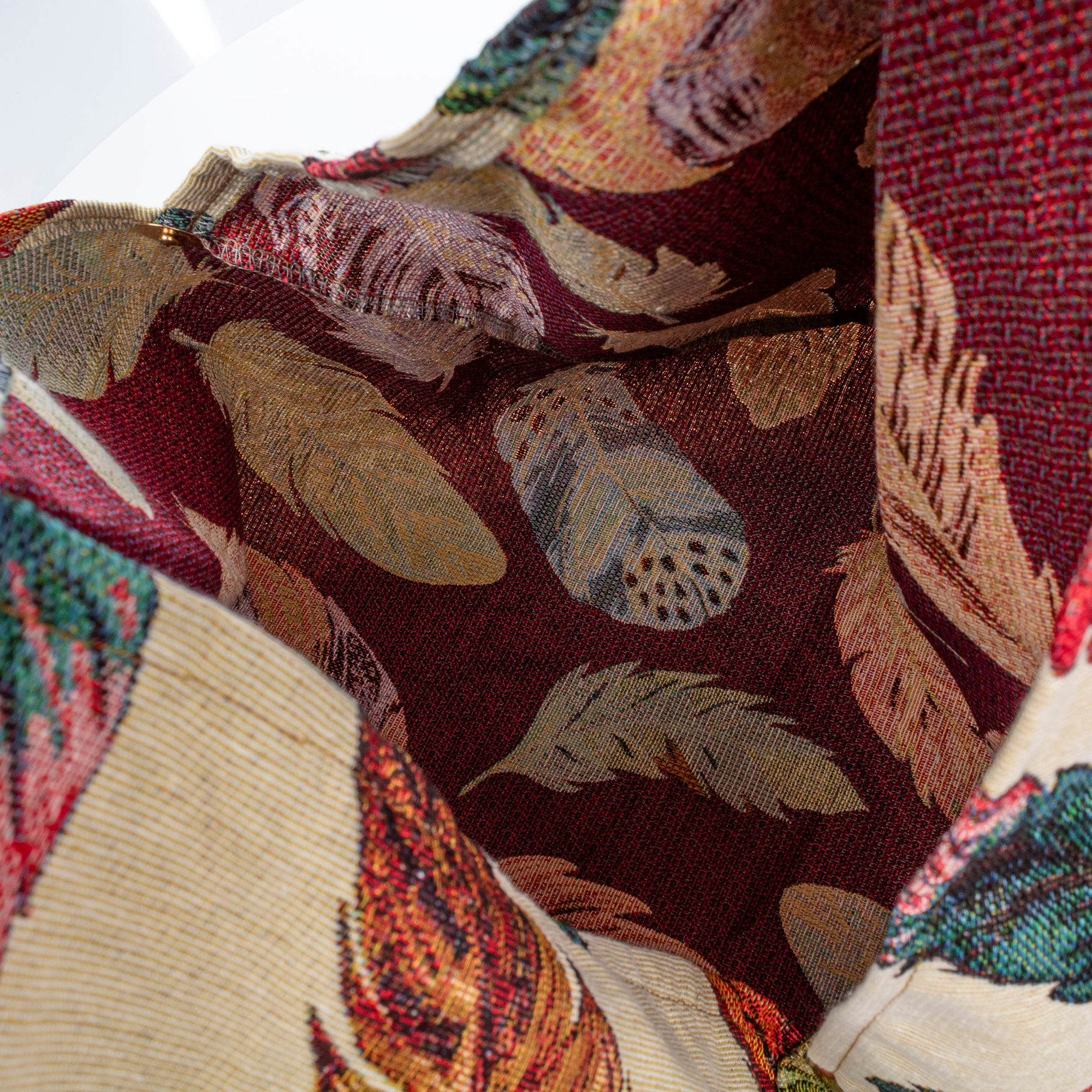 Banzi borsa shopper in cotone, con manico in pelle. Design esclusivo.