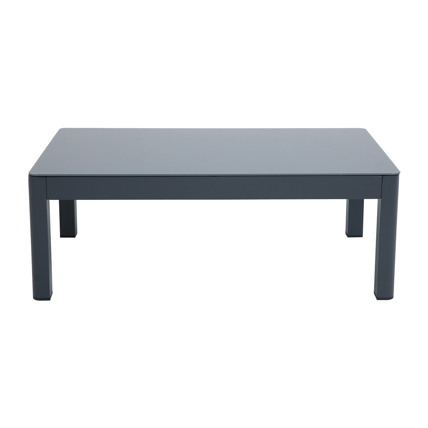 Set de jardín – Aluminio gris antracita y cojines grises