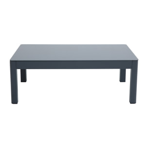 Set de jardín – Aluminio gris antracita y cojines grises