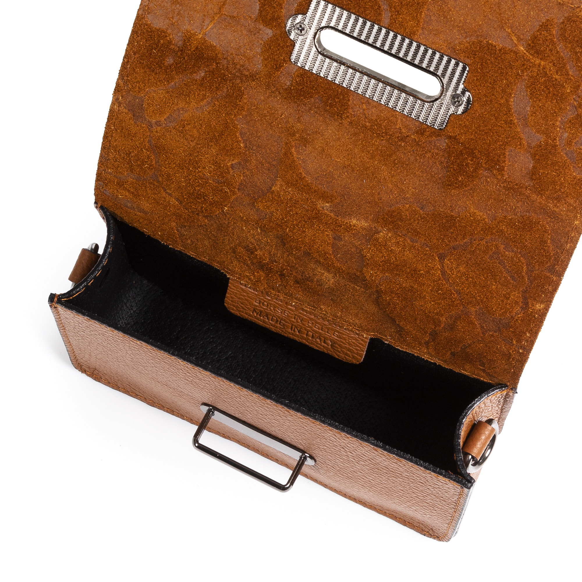 Camelia Bolso bandolera Mujer.Piel auténtica Dollaro