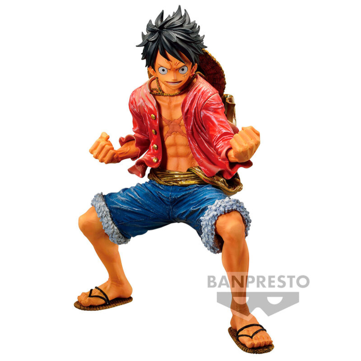 One Piece Cronaca Re dell'Artista Figura Monkey D. Luffy 18cm Banpresto