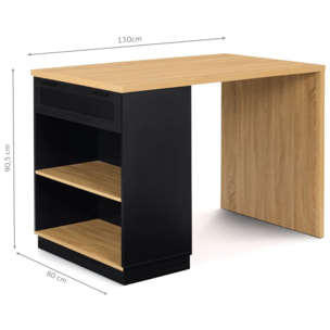 Ilot central Marius avec rangements