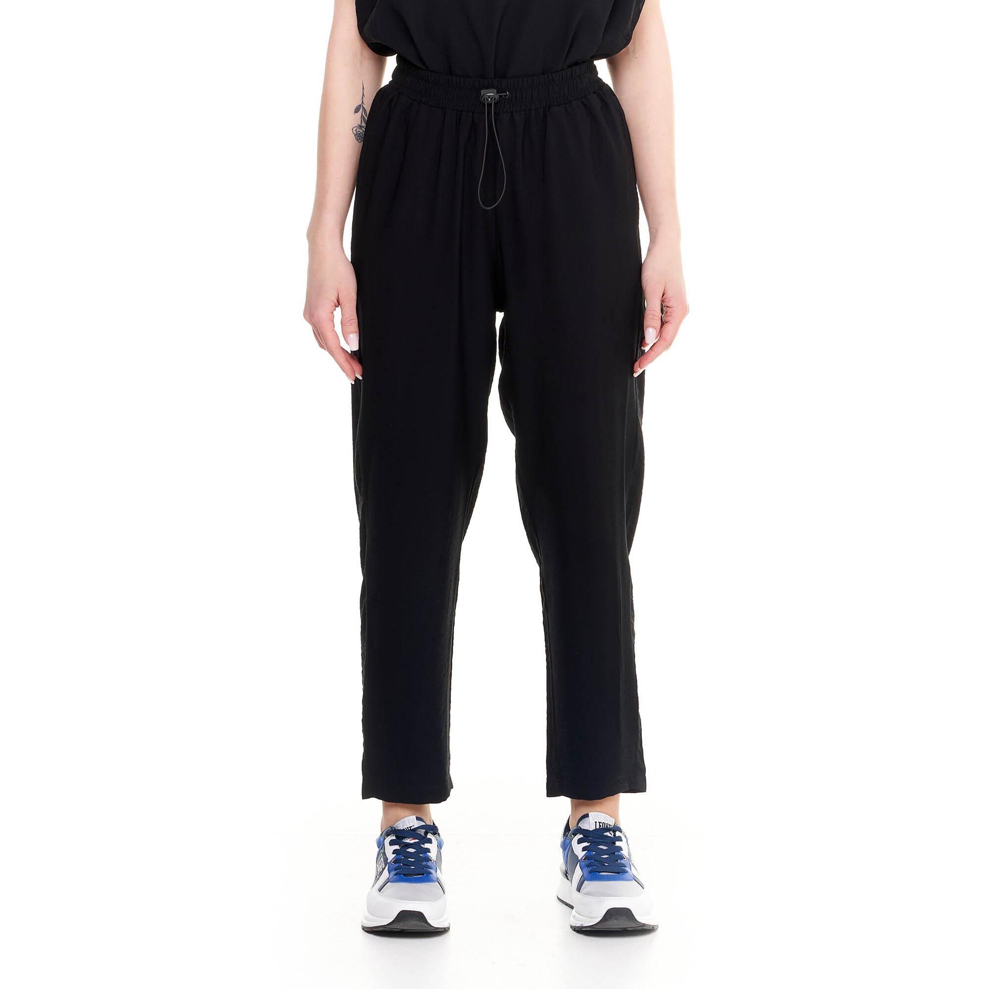 Pantalón de raso de mujer brillante