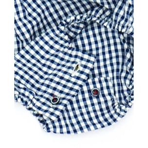 PELELE CUADRO VICHY AZUL MARINO