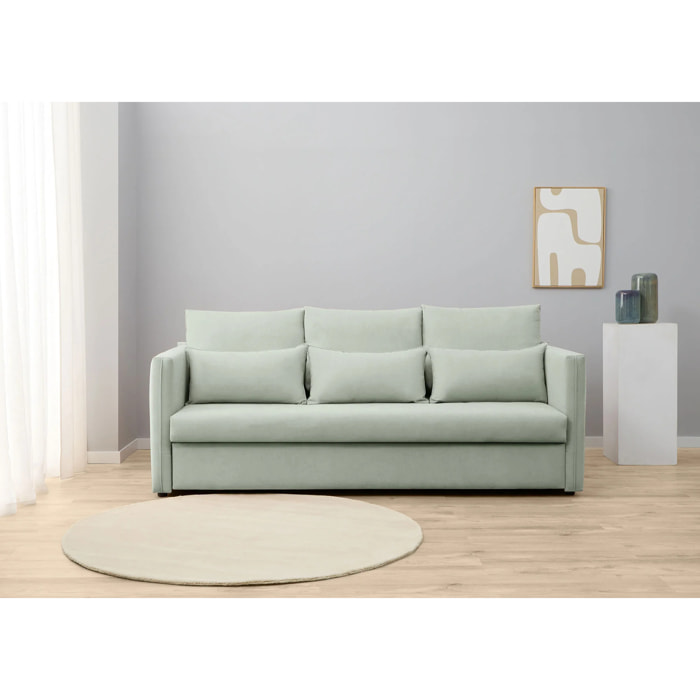 Sofá Cama Nido - 2 Colchones Individuales - Tejido Bobak Antimanchas - Cojines incluídos - Múltiples colores - 2 Años de Garantía