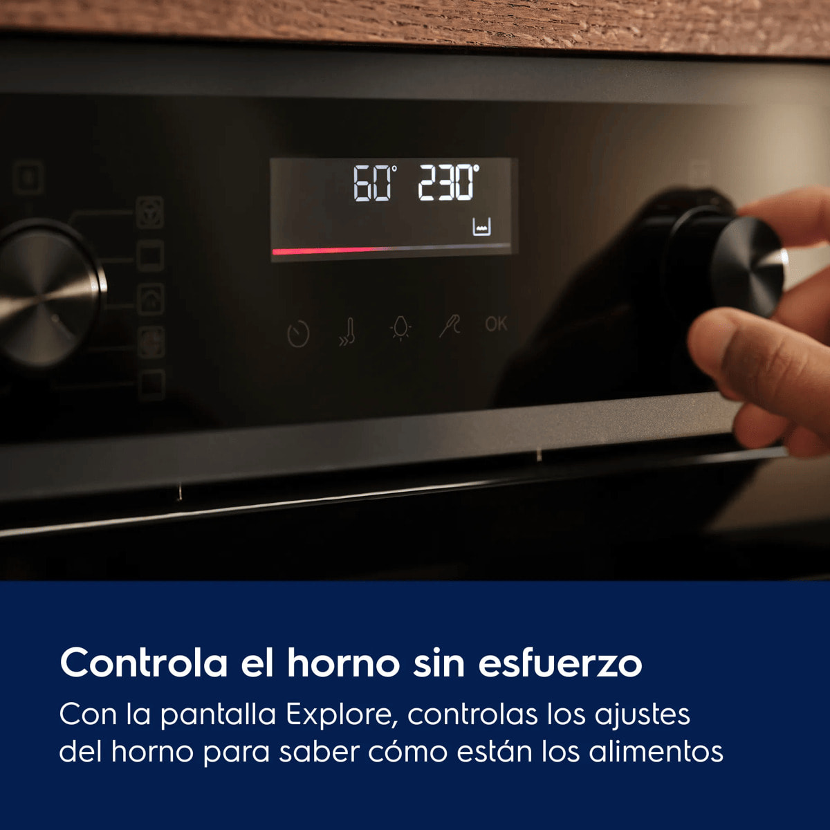 Electrolux Horno de vapor Serie 600 SenseCook con SteamCrisp con limpieza pirolítica EOC6P77X