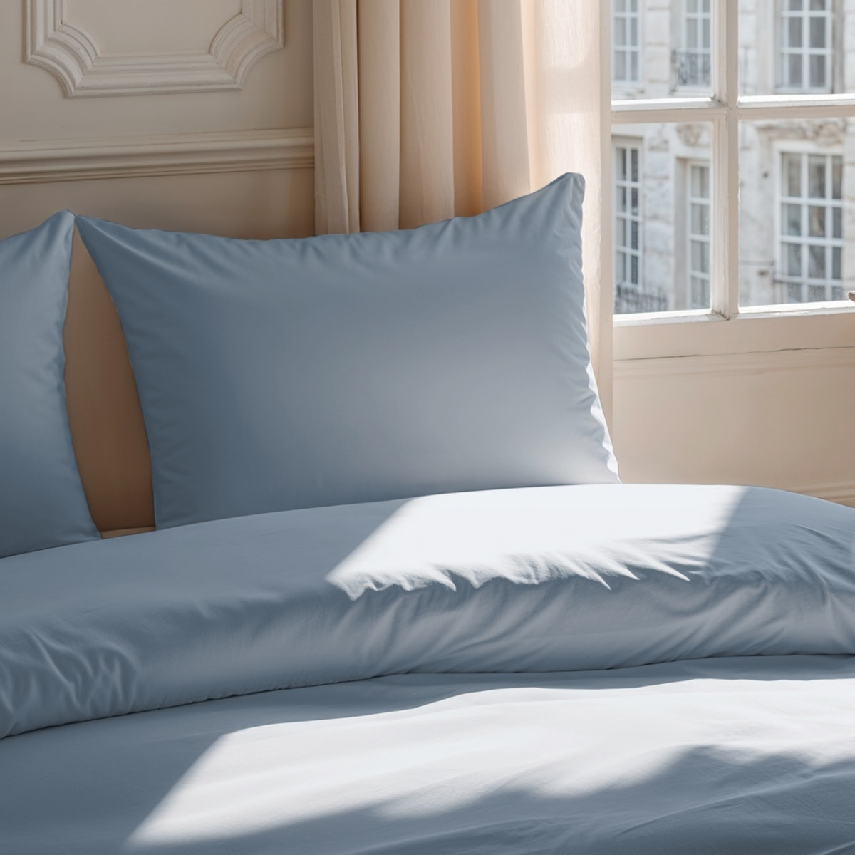 Funda de Almohada Azul