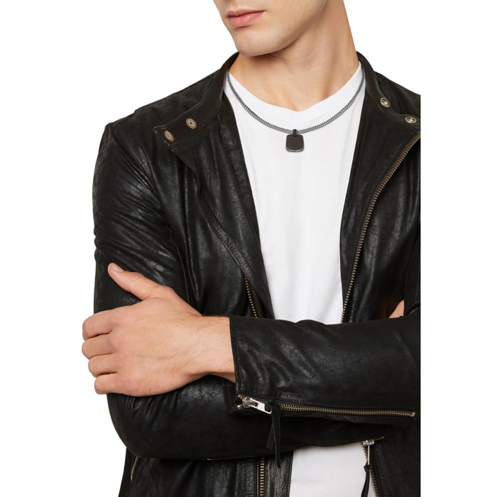 Pendente Breil Silver-Gun In Acciaio