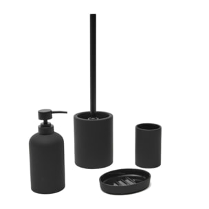 Feel Brosse WC en céramique, noir (SATDFEEL37CE)