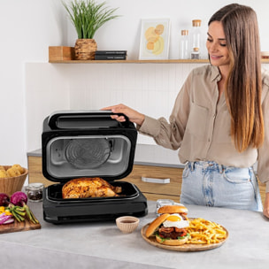 Freidora de Aire Grill sin Aceite de 6 L Cecofry FireDome 6000. Air Fryer. 2400