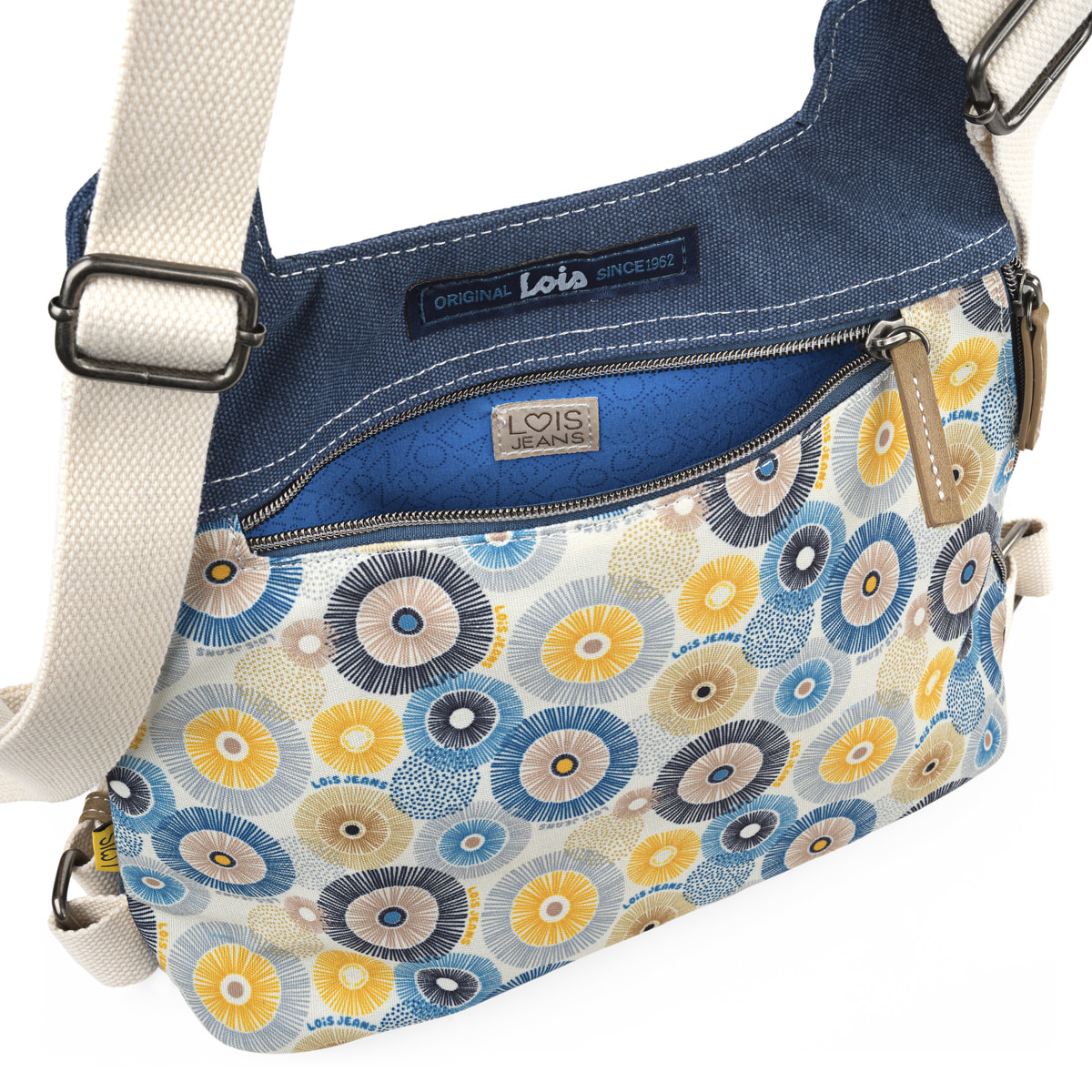 Bolso Mochila Mujer Lois Carolina Azul