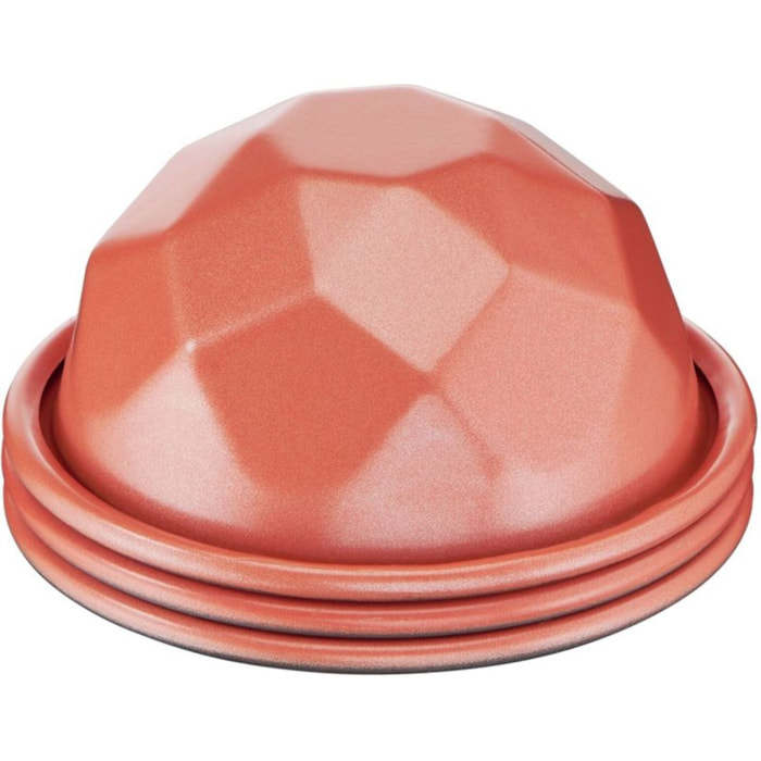 Moule à gâteau TEFAL Creabake 3 moules à facettes 7.7 cm