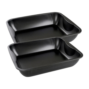 Ensemble de 2 Plats à four XXL rectangle 40 x 34 cm Zenker Spécial Cooking