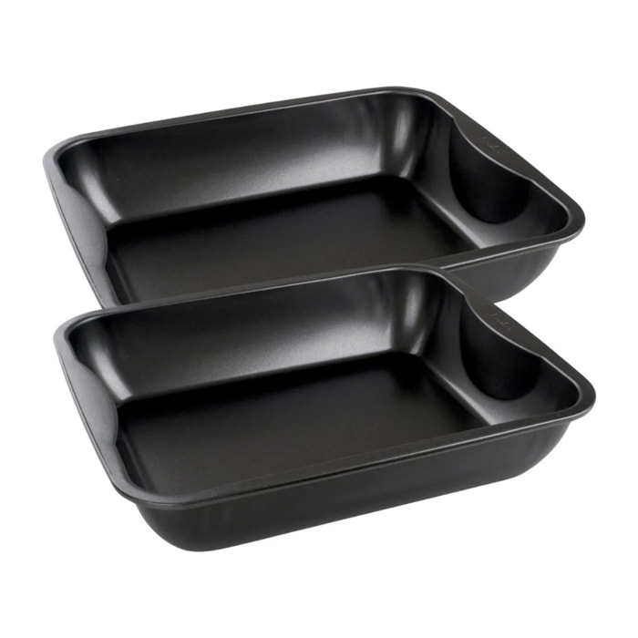 Ensemble de 2 Plats à four XXL rectangle 40 x 34 cm Zenker Spécial Cooking
