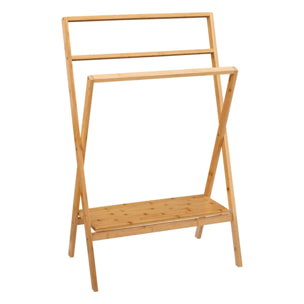 Porte-serviettes 1 étagère "Lab'N Modul" bambou