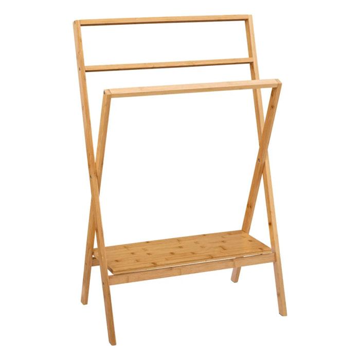 Porte-serviettes 1 étagère "Lab'N Modul" bambou