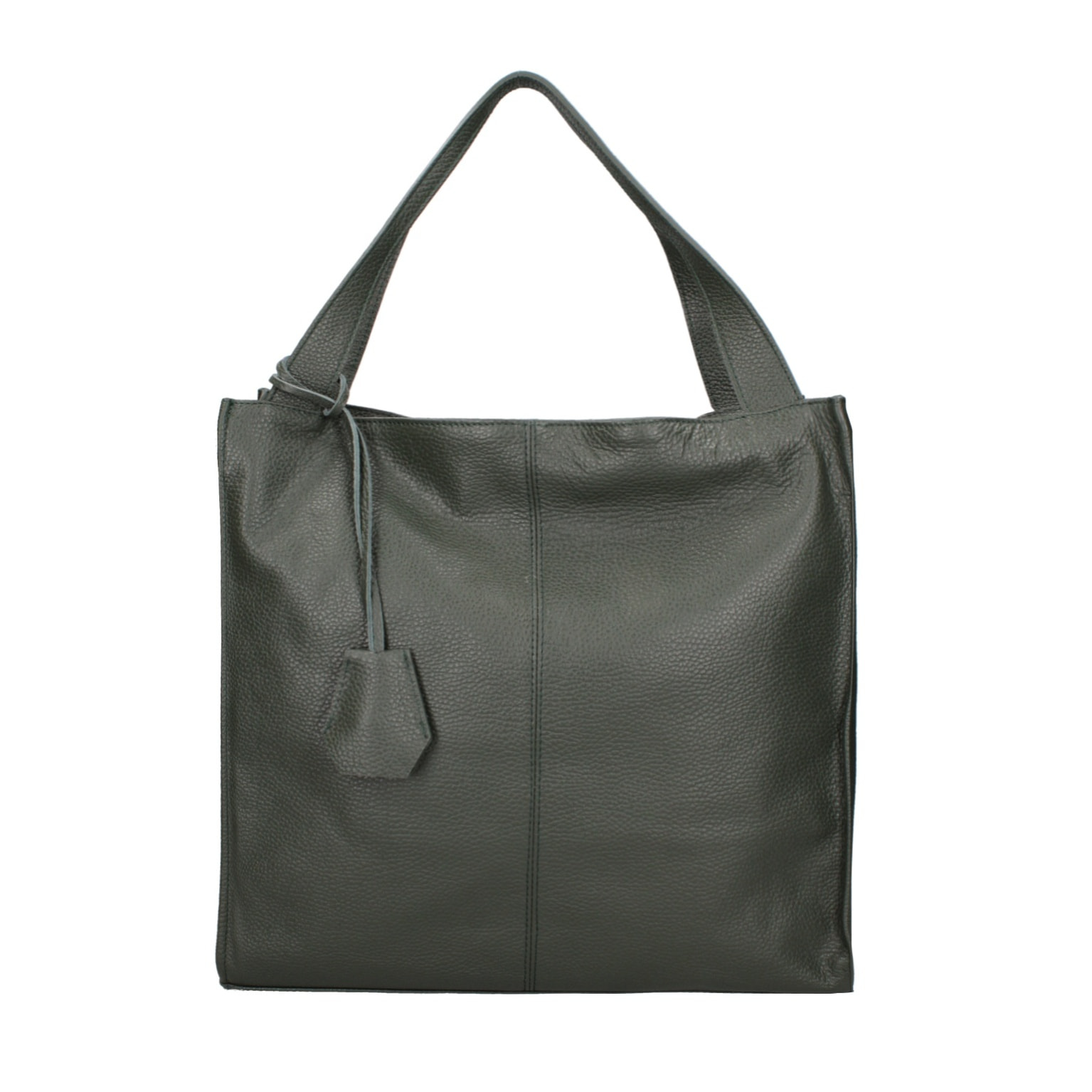 Borsa a spalla da donna - Modello Aelia - Vera pelle - 40.0 x 36.0 x 12.0 cm