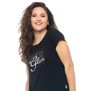 Camiseta de manga corta de mujer Be Glam