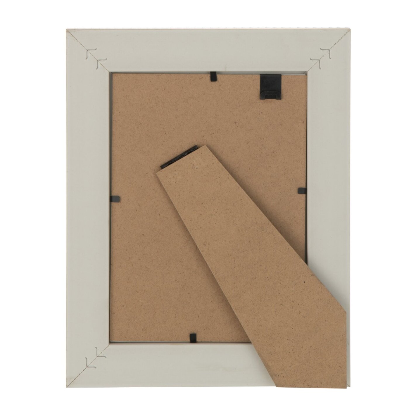 J-Line cadre photo Tissé - bois - beige foncé - 2 pièces