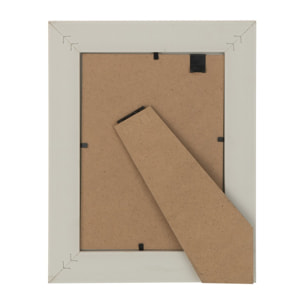 J-Line cadre photo Tissé - bois - beige foncé - 2 pièces