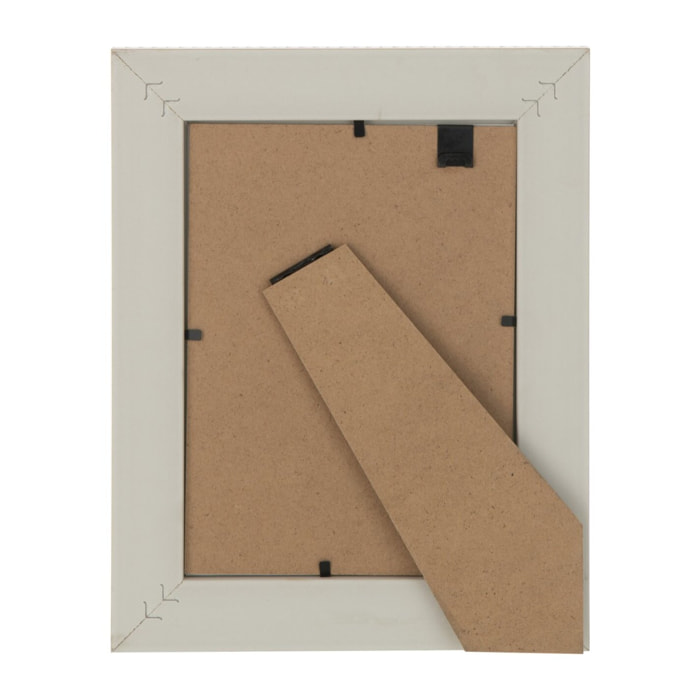 J-Line cadre photo Tissé - bois - beige foncé - 2 pièces