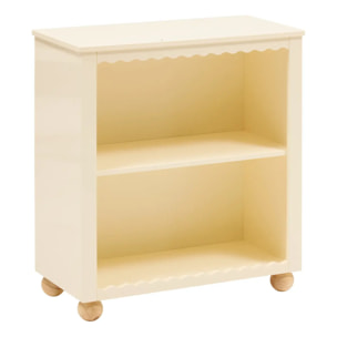 Bibliothèque Enfant Bouli 2 Niveaux Beige 60x30x65 cm