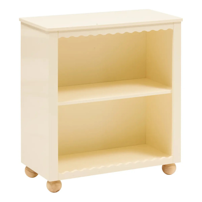 Bibliothèque Enfant Bouli 2 Niveaux Beige 60x30x65 cm
